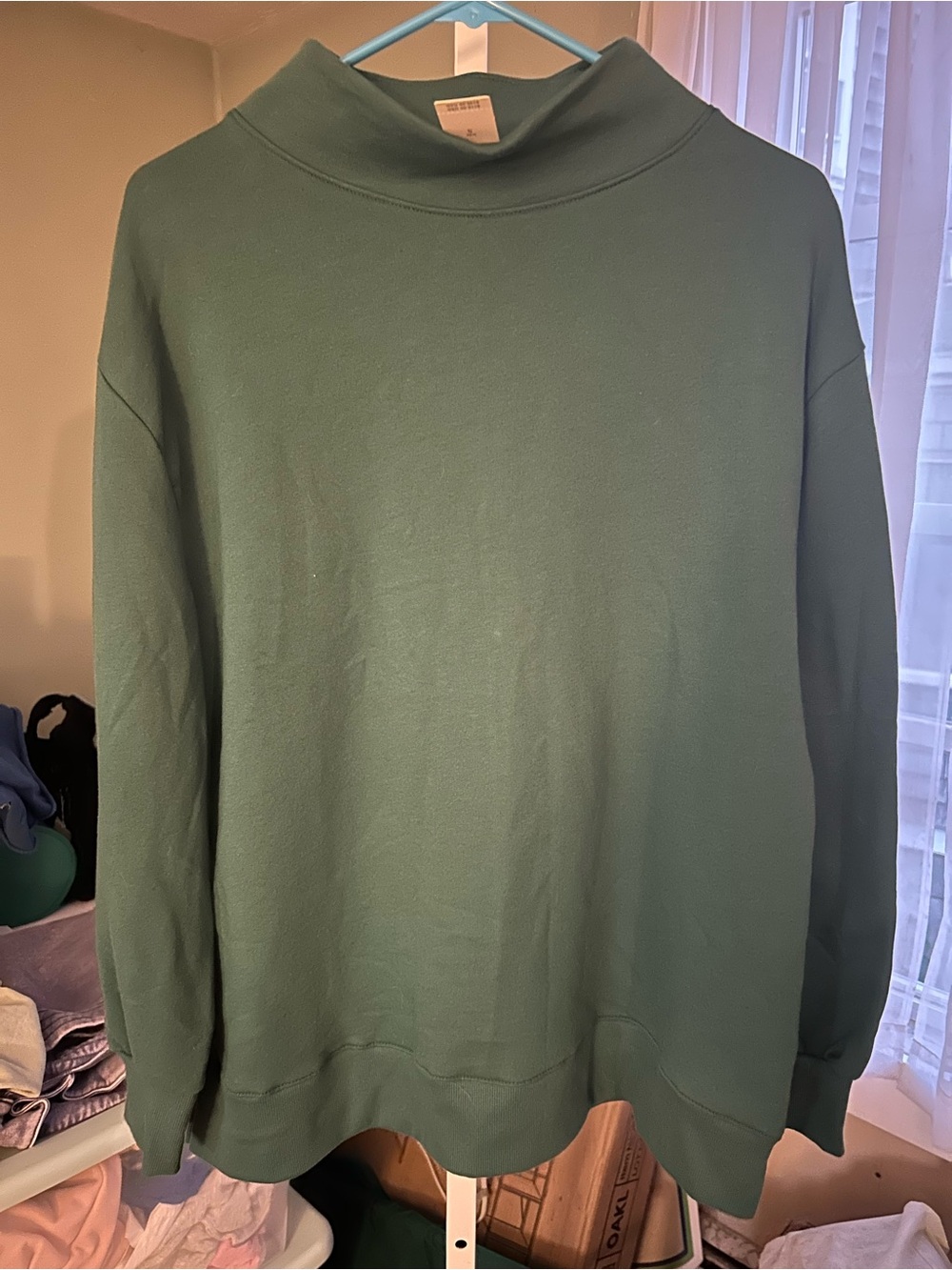 Anthropologie Daily Practice Mock neck Sweatshirt